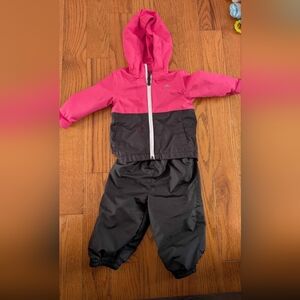 Pink and Black Spring Jacket with Pants Set Size 9 Months